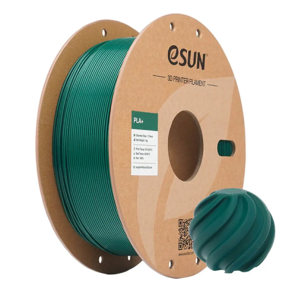 eSUN PLA+ Filament (Holly Green)